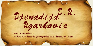Đenadija Ugarković vizit kartica